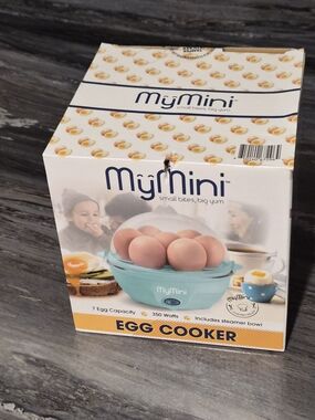 Turquoise Egg Cooker - 7 Egg Capacity